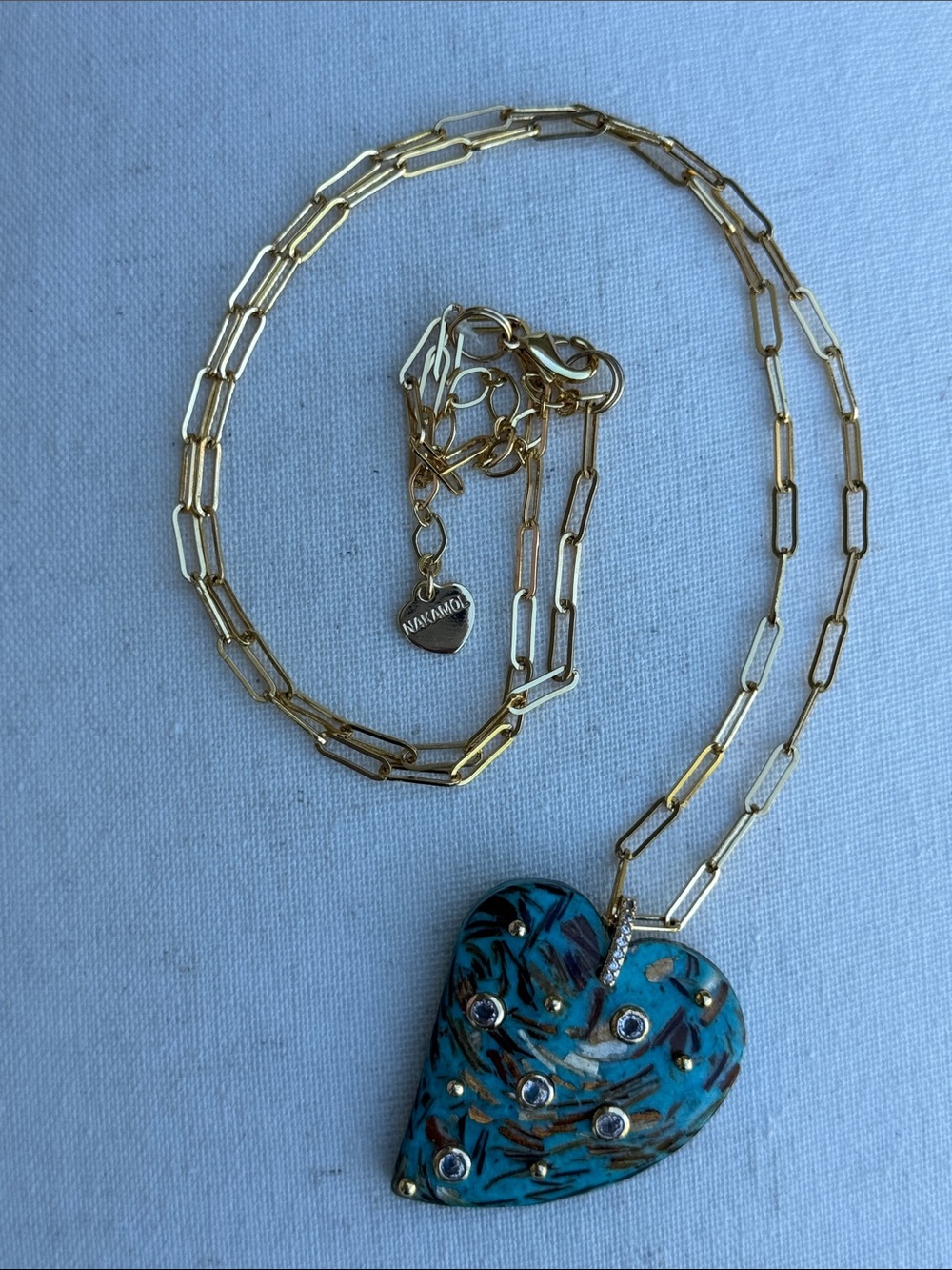 Nakamol heart pendant necklace - NWOT